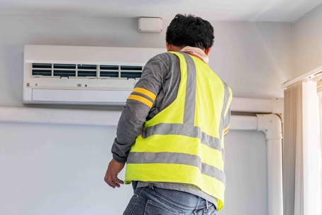 working on a mini split