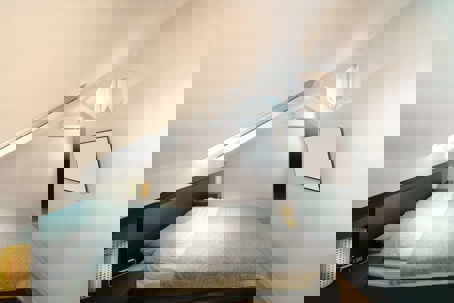 mini split system in room