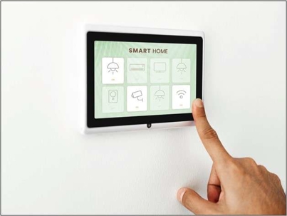 smart thermostat in home