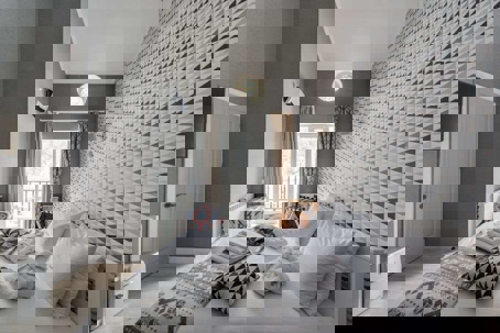 bedroom with mini split